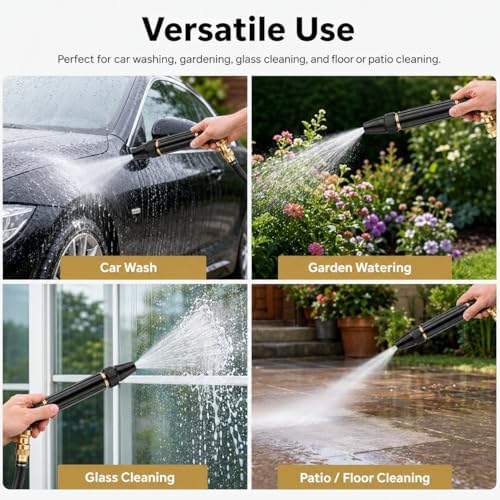 High-Pressure Car Wash Water Gun, 2026 New Car Wash Water Gun Garden Hose Sprayer for Watering Plants and Vegetables, and Car Washing - Image 6