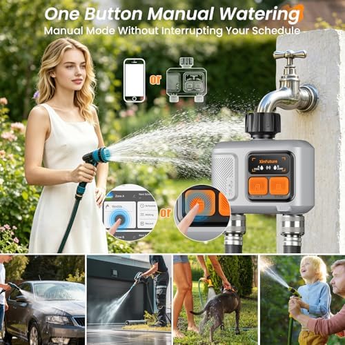 WiFi Sprinkler Timer 2 Zone, Smart Water Timer for Garden Hose - Image 7