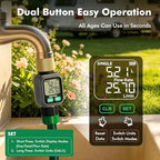 RESTMO Water Flow Meter with Dual Zone Display Screen, Brass Water Meter - Image 5