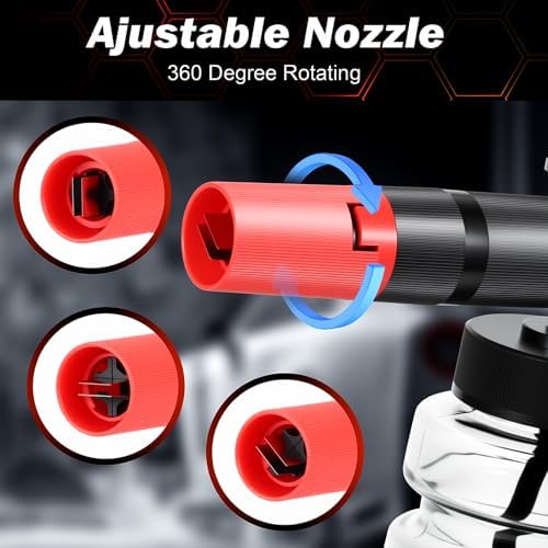 Pressure Washer Foam Gun & Dual Connector Accessory, Short Power Washer Gun & Foam Cannon & Double Tip Attachment Car Wash Kit, 1/4" Quick Connector, M22 Male Inlet, 4000 PSI Foam Sprayer - Image 5
