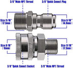 Tool Daily High Pressure Washer Ball Valve Kit, 3/8 Inch Quick Connect - Image 5