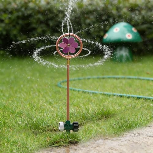 Whimsical Dancing Flower Sprinklers for 360 Degree Coverage in Gardens and Green Spaces Yard Irrigation Accessories Outdoor Rotating Sprinkler for Lawns - Image 7