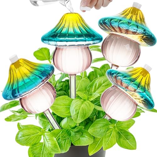 11 oz Large Plant Watering Globes 4 Pack Glass Self Watering Globes by Unknown