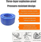 Outdoor Hose Holder Storage, Portable/Wall Hose Reel Set, Heavy Duty Garden Hose Reel with Flexible 2/1" PVC Rubber Hose, Home Hose Storage Solution (Color : 25m) - Image 6