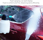 1.8L Electric Foam Sprayer, 2000mAh Portable Rechargeable Cordless Pressurized Spray Foam Cannon Handheld Foaming Spray Bottle for Car Washing Garden - Image 5