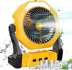 Ausic Portable Misting fan, 8-Inch Cooling Mist Fans, [8-35Hrs] USB Rechargeable Battery Powered Fan with Mister, 250mL Water Tank & LED Lantern, for Home Desk, Bedroom, Office, Outdoor&Indoor Use by Ausic