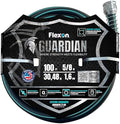 Flexon 5/8" x 100 ft. Guardian Heavy Duty Kink Resistant Garden Hose with TangleGuard Technology – Durable, Flexible, Tangle-Free Watering, Ideal for Lawn, Garden, and Outdoor Use by Flexon