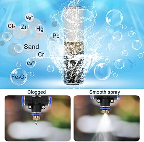 4 Pieces Calcium Inhibitor Filter, Misting System Protector for Mist Nozzle - Image 3