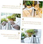 TIDTALEO Stainless Steel Metal Watering Can with Pointed Spout Indoor Garden Pot for Precise Plant Watering Ergonomic Handle Capacity - Image 7