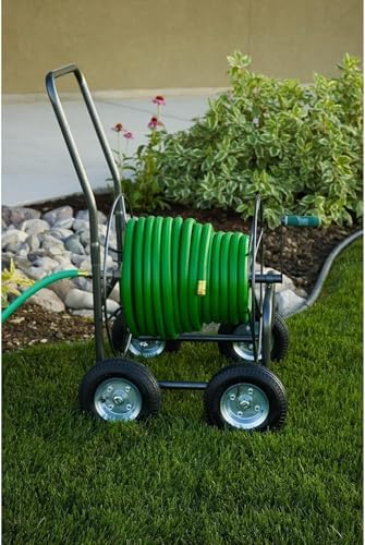Yard Butler Garden Hose Truck - Heavy-Duty Water Hose Holder Cart - Powder Coated Steel Construction - Leakproof Reel - Portable Management - Holds up to 400' of 5/8" Hosepipe - Image 2
