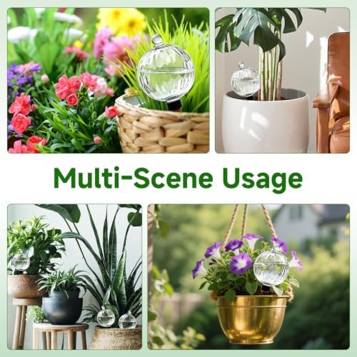 Plant Watering Globes, 26oz Extra Large Top Fill Self Watering Globes, Water Globes, Plant Water Bulbs, Watering Bulbs for Indoor Outdoor Planters, Water Plants While Away 6-Pack - Image 6