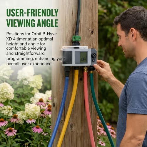 Smart Hose Timer Wall Mount Bracket Fit for Orbit B-Hyve XD 4-Port - Image 4