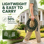 Garden Hose 25 FT, Non-Expanding Water Hose with 10 Pattern Spray Nozzle - Image 6