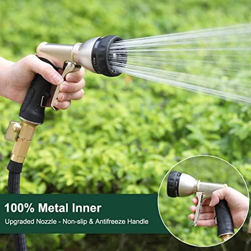 FANHAO 100% Heavy Duty Garden Hose Nozzle Thumb Control - Image 6