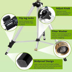 Heavy Duty Impact Sprinkler on Tripod Base,2 Pack 36 Inch Tripod Sprinkler - Image 5