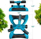 Joeys Garden Rotating Lawn Sprinkler for Yard & Kids, 360° Coverage, Blue - Image 6