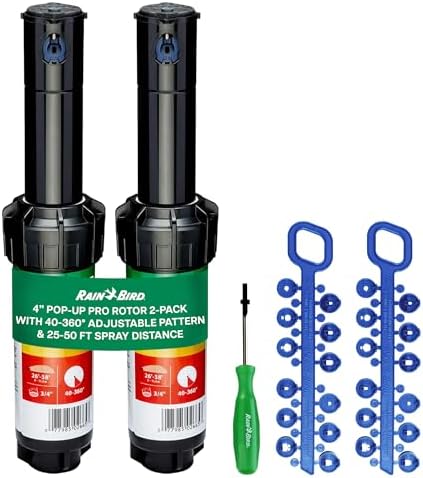 Rain Bird 5000 Rotor with Nozzle Tree 2 Pack + Rotor Screwdriver Tool by RainBird