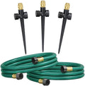 FANHAO Above Ground Irrigation Garden Sprinkler System, Metal Adjustable Garden Sprinkler Set, 360 Degree Large Area Coverage Irrigation Kit for Lawn, Patio, Flower Bed & Garden by FANHAO