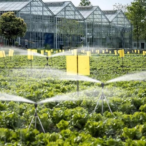 Rotating Tripod Sprinkler, Rotating Tripod Sprinkler 360, 360 Degree Rotating Tripod Sprinkler Large Coverage, Rotating Tripod Sprinkler for Lawn Garden Yard - Image 3