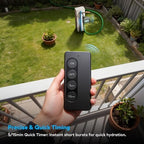 NexusLab Sprinkler Timer with Remote Control, 4-Program Automatic Hose Watering Controller for Garden, Lawn and Greenhouse, Rain Delay, Manual Watering, Child Lock, IP65 Outdoor Design - Image 2