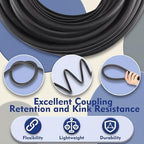 Epdm Garden Rubber Hose 3/8 Inch x 25 ft, Heavy Duty Sprayer Hose - Image 3