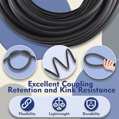 Epdm Garden Rubber Hose 3/8 Inch x 25 ft, Heavy Duty Sprayer Hose - Image 3