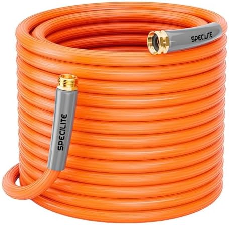 SPECILITE Garden Water Hose 200 ft x 5/8", 450-1300psi for Hot/Cold Water by SPECILITE