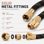 Flexible Garden Hose 100 ft, Ultra Lightweight Leak-Proof Water Hose - Image 6