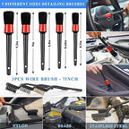 42Pcs Car Wash Kit with Foam Gun, Complete Car Detailing Brush Kit - Image 5