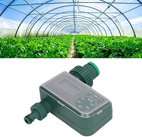 Smart Irrigation Timer with LCD Screen, Automatic Watering Timer for Garden Hose, Programmable Watering Controller with Delay and Manual Mode for Outdoor Use - Image 2