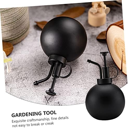 500ml Stainless Steel Watering Can for Plants and Flowers, Black - Image 5