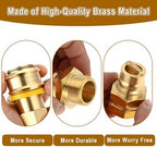 3/4" Female Male Natural Propane Hose Quick Connect Disconnect Fittings - Image 6