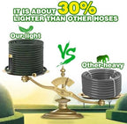 75ft Lightweight Non-Expandable Garden Hose with 10-Pattern Nozzle - Anti-Kink, Durable Triple-Layer Construction, Flexible All-Weather Hose for Watering, Car Wash, Pet Bathing - Image 4