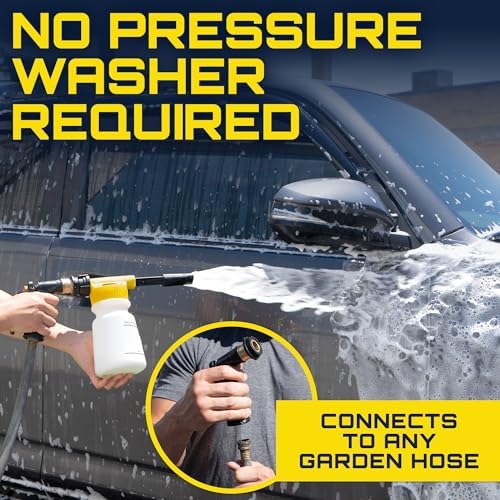 Clean Car USA Foam King™ Car Wash Foam Gun & Microfiber Mitt, Foam Sprayer - Image 3