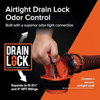 Camco Rhino RV Sewer Adapter PRO - Sewer Hose Elbow w/Drain Lock Adapter - Image 5