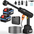 Portable Washer Cleaning Accessories, Cordless Portable Washer, Handheld Washer 6-in-1 Nozzle,33FT Hose,Cleaner for Car,Garden,Floor,Patio,Black by Unknown