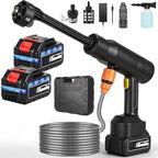 Portable Washer Cleaning Accessories, Cordless Portable Washer, Handheld Washer 6-in-1 Nozzle,33FT Hose,Cleaner for Car,Garden,Floor,Patio,Black by Unknown