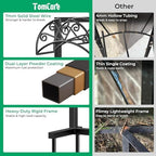 TomCare Garden Hose Holder, Heavy Duty Stand for 160FT Hose with 4 Spikes - Image 2