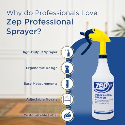Zep Professional Sprayer Bottle - 32 oz (Case of 9) - Image 4
