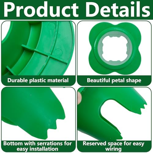 12 Pcs Lawn Sprinkler Head Protector with 3.8 Inch Inner Diameter - Image 3