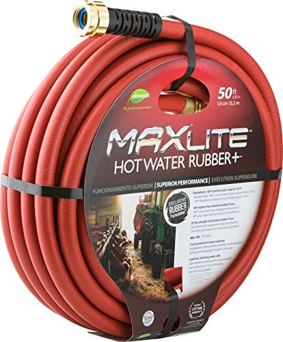 Swan Products CELSGHW58050 Element MAXLite Hot Water Rubber+ Hose with Crush Proof Couplings 50' x 5/8", Red - Image 7
