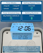 DEWENWILS Outdoor Digital Pool Pump Timer - Image 3