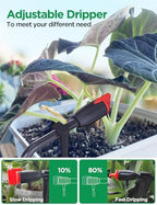 LetPot Automatic Watering System for Potted Plants, [Wi-Fi & App Control] Drip Irrigation Kit System, Smart Plant Watering Devices for Indoor Outdoor, Water Shortage Remind, IPX66, Green - Image 4