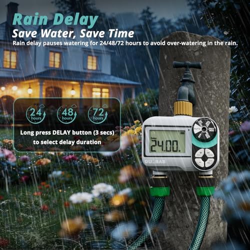 QUOBAS Brass Sprinkler Timer, 2 Pack Water Hose Timer for Garden Hose - Image 5