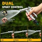 RESTMO 2 Pack 100% Metal Rust-Proof Chrome Garden Hose Nozzle Heavy Duty - Image 5