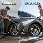High Pressure Spray Gun Kit with Adjustable Nozzle and Foam Cannon, 3 Metal Connectors, Ergonomic Handle, ABS and Iron Construction, 13.8 x 6.7 in / 35 x 17 cm, for Car Washing and Garden Cleaning - Image 3