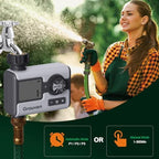 Garden Sprinkler Timer & Water Flow Meter with Brass Inlet - Image 4