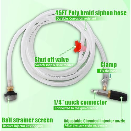 JOEJET Adjustable Long Range Downstream Injection Nozzle Kit 4-4.5 GPM - Image 5
