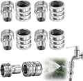 Stainless Steel Garden Hose Quick Connect Fittings, 3/4 Inch GHT by Unknown