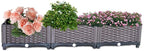 YSUEFIJO Raised Garden Bed Planter, Planters for Outdoor Plants, Elevated Garden Boxes Plant Pots, Grow Herbs and Vegetables Outdoors, Easy to Install by WELCOMETOYSUEFIJO